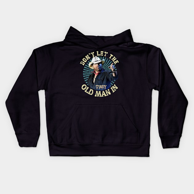 vintage toby keith Kids Hoodie by MATERAZEKA